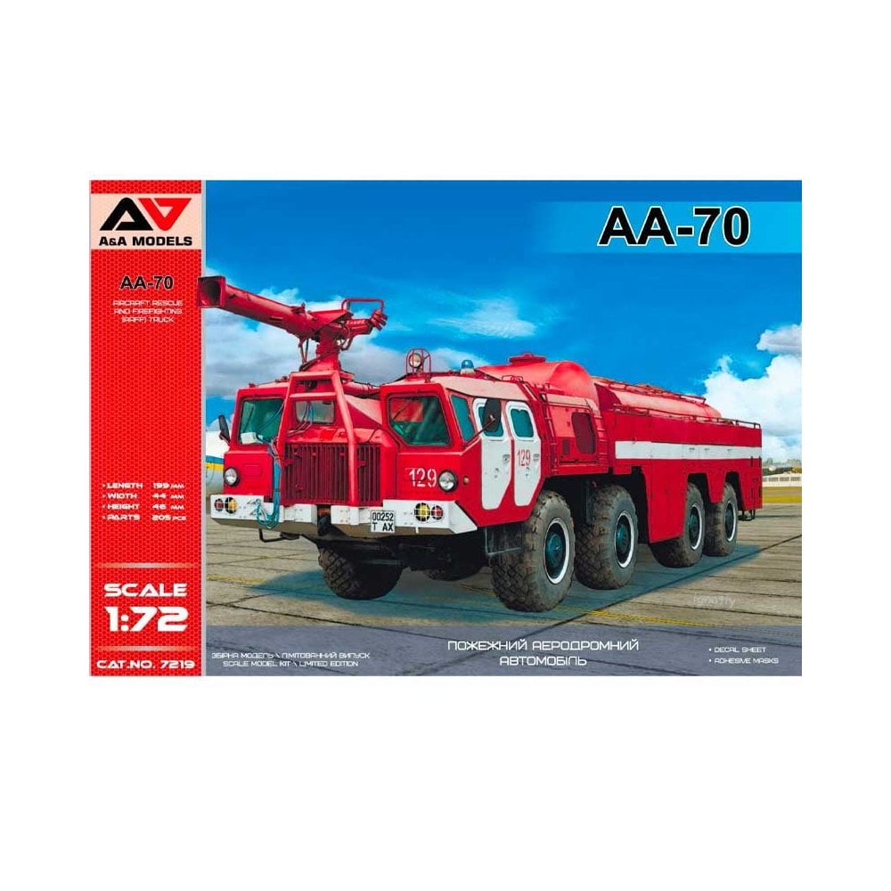 1/72 Aircraft Rescue and Firefighting (ARFF) Truck A & A Models 7219 1/72 Aircraft Rescue and Firefighting (ARFF) Truck A & A Models 7219