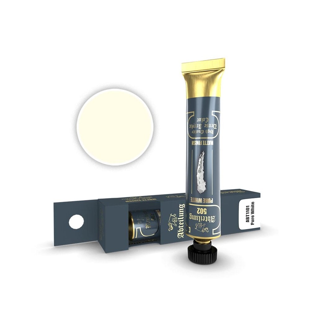 20ml Pure White Acrylic Tube Abteilung 502 ABT1101 20ml Pure White Acrylic Tube Abteilung 502 ABT1101