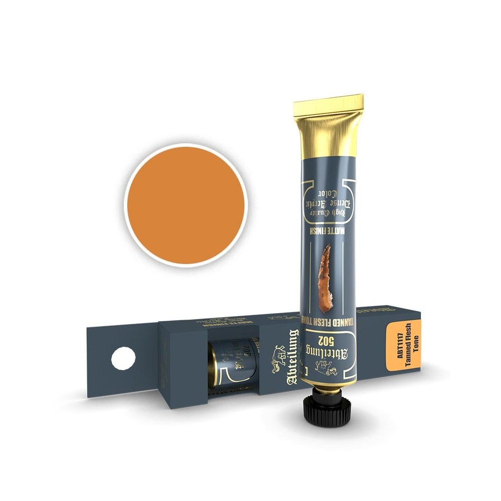 20ml Tanned Flesh Tone Acrylic Tube Abteilung 502 ABT-1117 20ml Tanned Flesh Tone Acrylic Tube Abteilung 502 ABT-1117