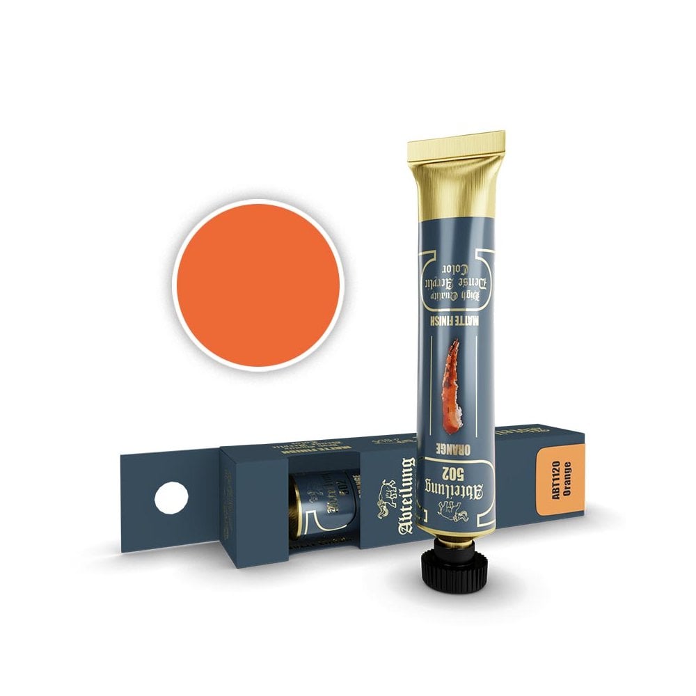 20ml Orange Acrylic Tube Abteilung 502 ABT-1120 20ml Orange Acrylic Tube Abteilung 502 ABT-1120