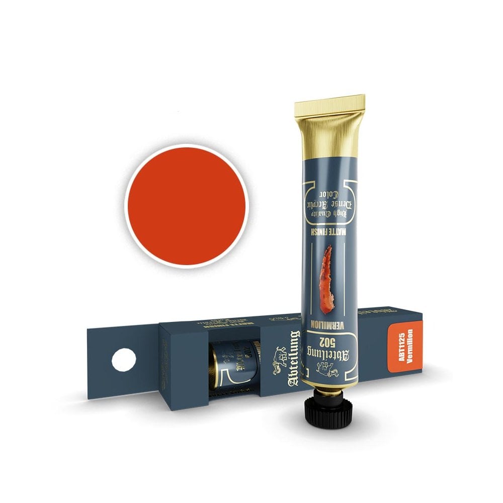 20ml Vermilion Acrylic Tube Abteilung 502 ABT-1125 20ml Vermilion Acrylic Tube Abteilung 502 ABT-1125