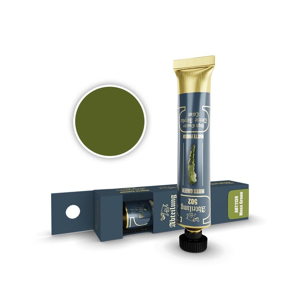 20ml Moss Green Acrylic Tube Abteilung 502 ABT-1139 20ml Moss Green Acrylic Tube Abteilung 502 ABT-1139