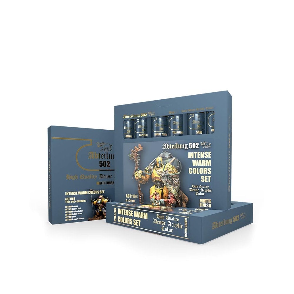 Intense Warm Acrylic Colors Set Abteilung 502 ABT-1163 Intense Warm Acrylic Colors Set Abteilung 502 ABT-1163