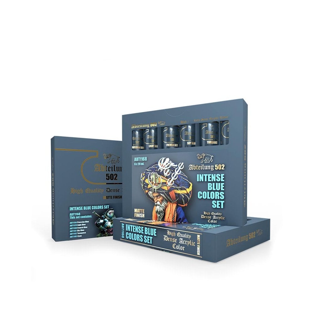 Intense Blue Acrylic Colors Set Abteilung 502 ABT1168 Intense Blue Acrylic Colors Set Abteilung 502 ABT1168