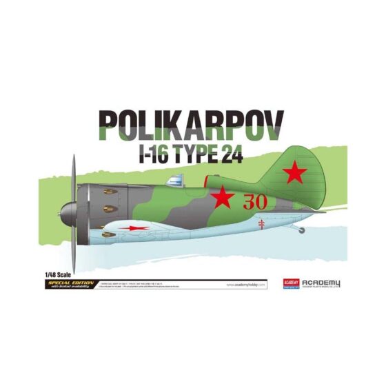 Academy Polikarpov I-16 Type 24 (1/48) 12314 Academy Polikarpov I-16 Type 24 (1/48) 12314