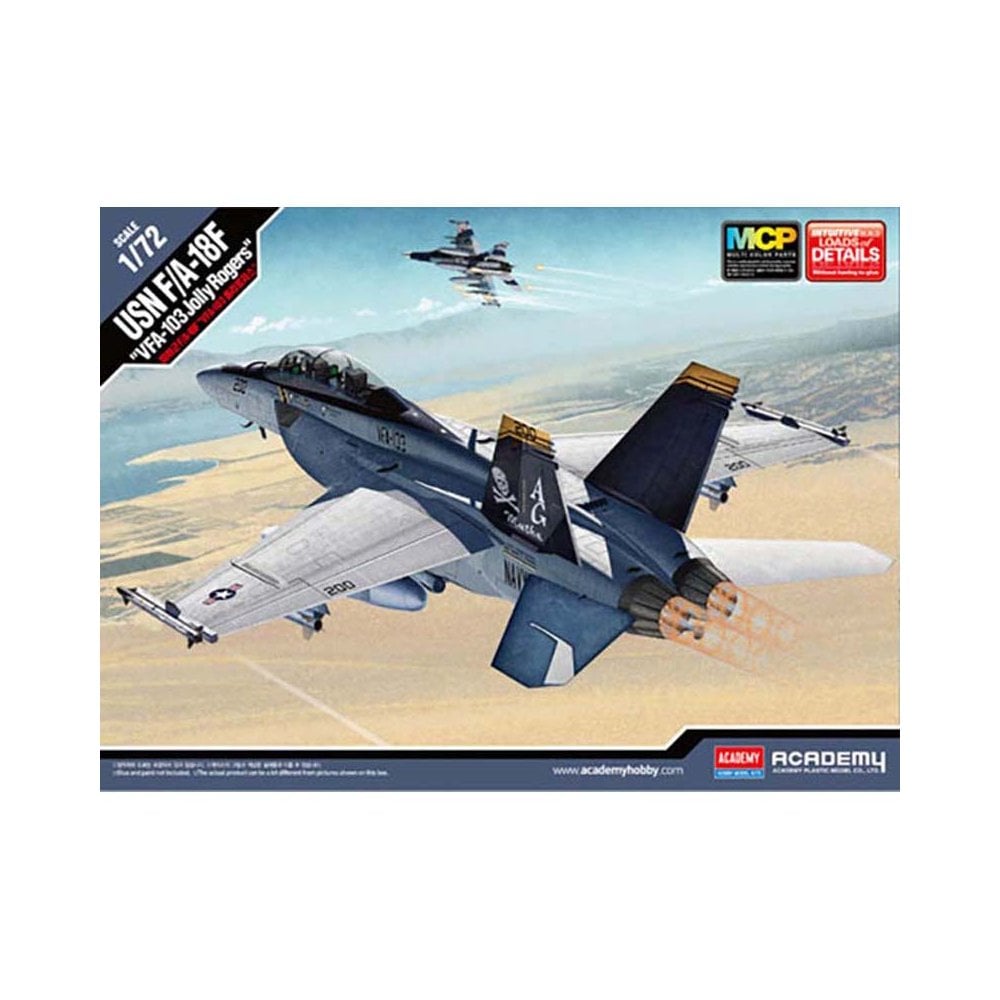 Academy F/A-18F USN VF-103 Jolly Rogers (1/72) 12535 Academy F/A-18F USN VF-103 Jolly Rogers (1/72) 12535