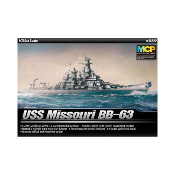 Academy USS Missouri BB-63 (1/700) 14222 Academy USS Missouri BB-63 (1/700) 14222