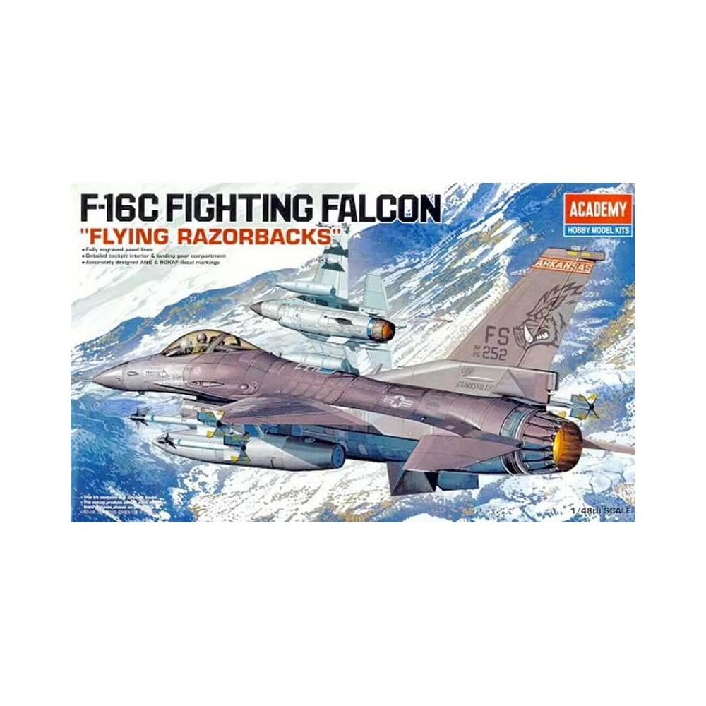 Academy F-16C Fighting Falcon 'Flying Razorbacks' (1/48) 12204 Academy F-16C Fighting Falcon 'Flying Razorbacks' (1/48) 12204