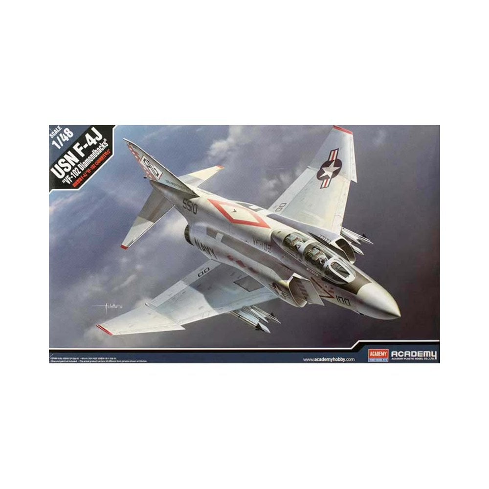 Academy USN F-4J VF-102 Diamondbacks (1/48) 12323 Academy USN F-4J VF-102 Diamondbacks (1/48) 12323