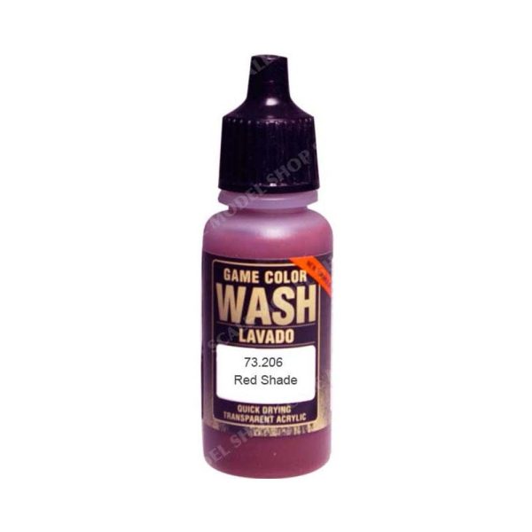 Vallejo Wash Red Shade (17ml) 73.206 Vallejo Wash Red Shade (17ml) 73.206
