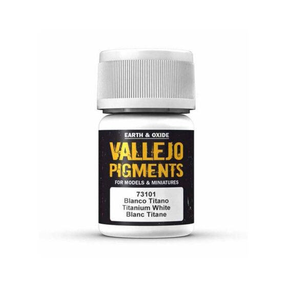 Vallejo Pigment Titanium White (35ml) 73.101 Vallejo Pigment Titanium White (35ml) 73.101
