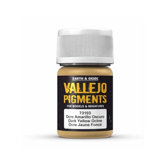 Vallejo Pigment Dark Yellow Ocre (35ml) 73.103