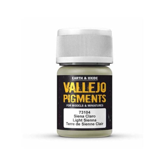 Vallejo Pigment Light Sienna (35ml) 73.104 Vallejo Pigment Light Sienna (35ml) 73.104