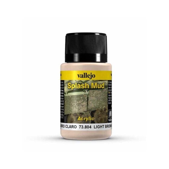 Vallejo Mud Light Brown Splash (40ml) 73.804 Vallejo Mud Light Brown Splash (40ml) 73.804