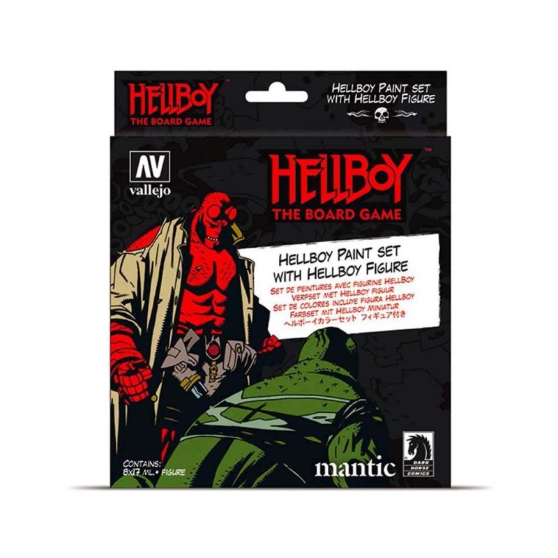 Vallejo Hellboy (8 paints & figure) Set 70.187