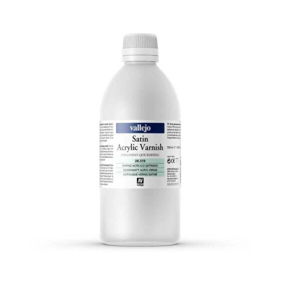 Vallejo Satin Acrylic Varnish (500ml) 28.519