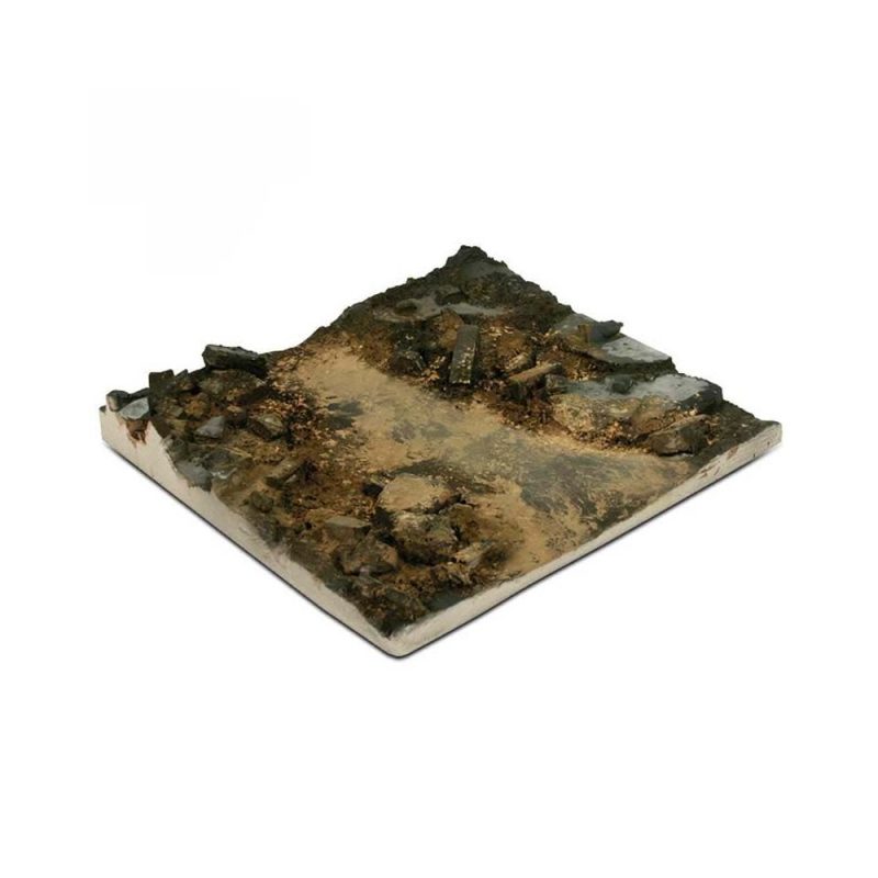 Vallejo Rubble Street Section 14cm x 14cm (1/35) SC002