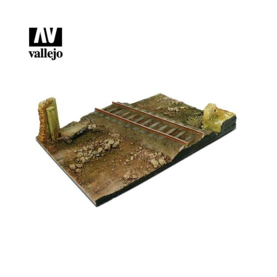 Vallejo Country Railway Crossroads 31cm x 21cm (1/35) SC104 Vallejo Country Railway Crossroads 31cm x 21cm (1/35) SC104