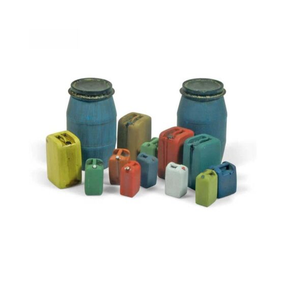 Vallejo Assorted Modern Plastic Drums (1/35) SC211 Vallejo Assorted Modern Plastic Drums (1/35) SC211