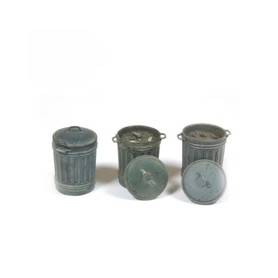 Vallejo Garbage Bins 1 (1/35) SC212 Vallejo Garbage Bins 1 (1/35) SC212