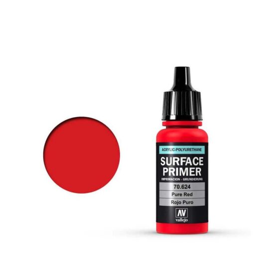 Vallejo Primer Pure Red (17ml) 70.624 Vallejo Primer Pure Red (17ml) 70.624