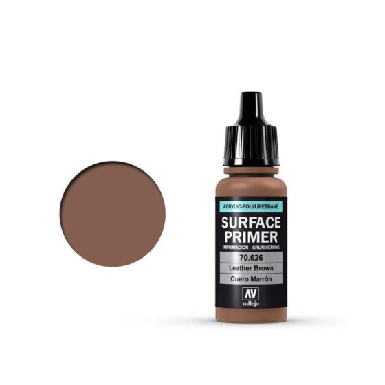 Vallejo Primer Leather Brown (17ml) 70.626 Vallejo Primer Leather Brown (17ml) 70.626