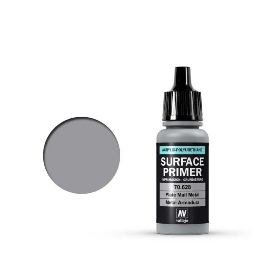 Vallejo Primer Plate Mail Metal (17ml) 70.628 Vallejo Primer Plate Mail Metal (17ml) 70.628