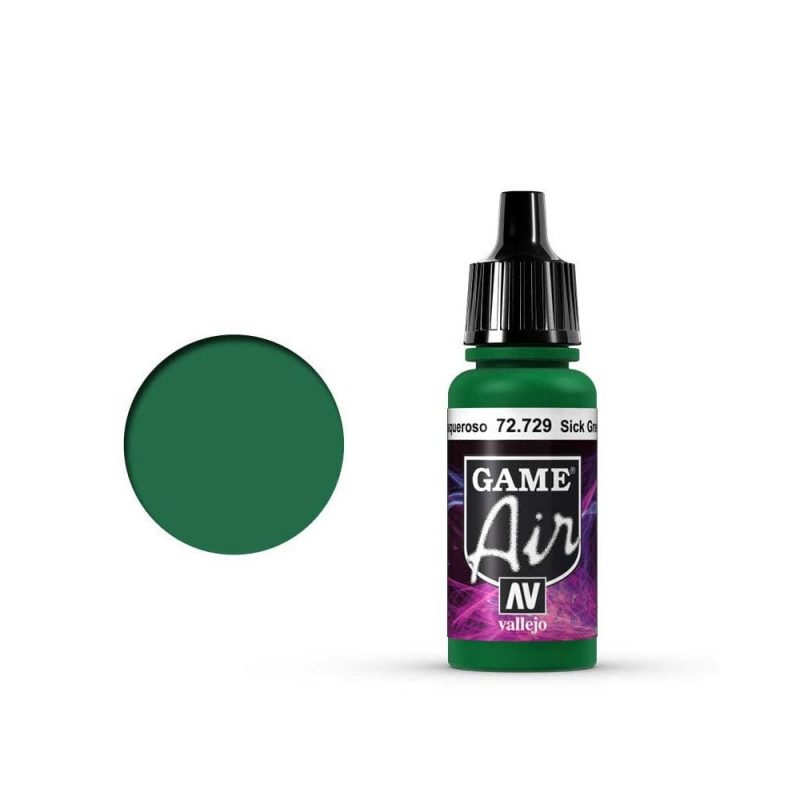 Vallejo Game Air Sick Green (17ml) 72.729 Vallejo Game Air Sick Green (17ml) 72.729