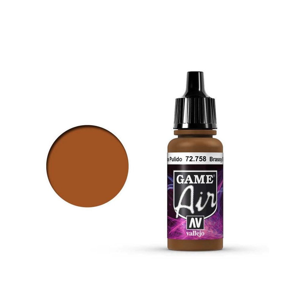 Vallejo Game Air Brassy Brass (17ml) 72.758 Vallejo Game Air Brassy Brass (17ml) 72.758