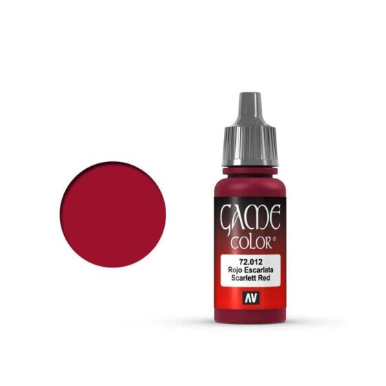 Vallejo Game Color Scarlett Red (17ml) 72.012 Vallejo Game Color Scarlett Red (17ml) 72.012