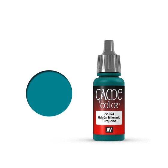 Vallejo Game Color Turquoise (17ml) 72.024 Vallejo Game Color Turquoise (17ml) 72.024