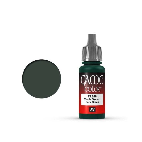 Vallejo Game Color Dark Green (17ml) 72.028 Vallejo Game Color Dark Green (17ml) 72.028