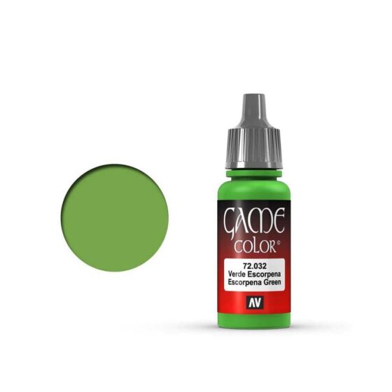 Vallejo Game Color Scorpy Green (17ml) 72.032 Vallejo Game Color Scorpy Green (17ml) 72.032