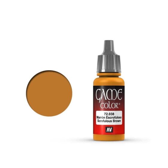 Vallejo Game Color Scrofulous Brown (17ml) 72.038 Vallejo Game Color Scrofulous Brown (17ml) 72.038