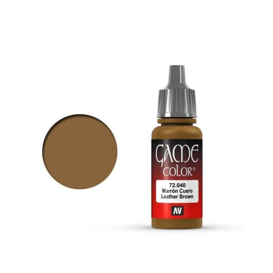 Vallejo Game Color Leather Brown (17ml) 72.04 Vallejo Game Color Leather Brown (17ml) 72.04