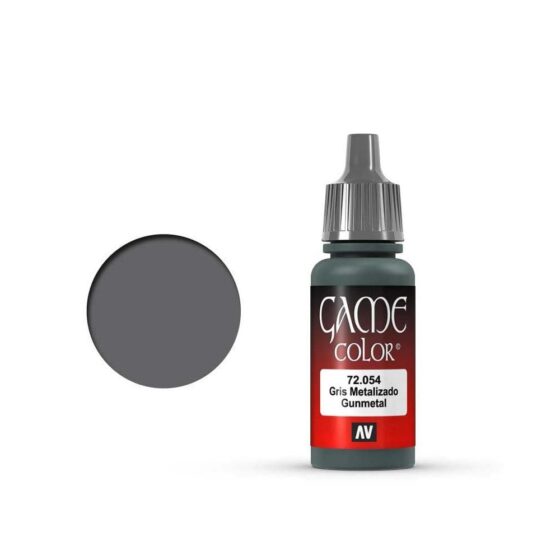 Vallejo Game Color Gunmetal (17ml) 72.054 Vallejo Game Color Gunmetal (17ml) 72.054
