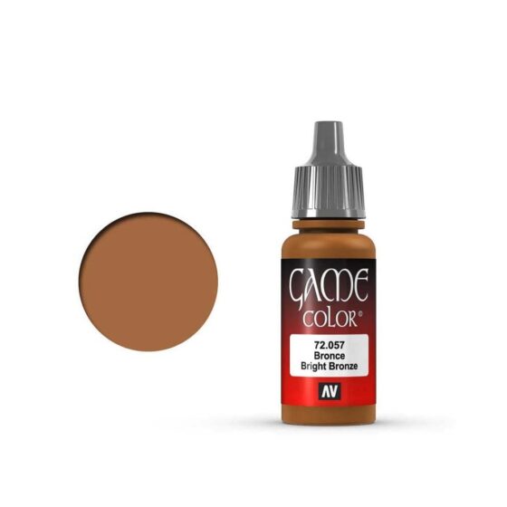 Vallejo Game Color Bright Bronze (17ml) 72.057 Vallejo Game Color Bright Bronze (17ml) 72.057