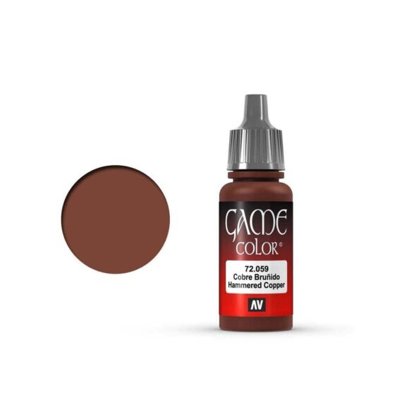 Vallejo Game Color Hammered Copper (17ml) 72.059 Vallejo Game Color Hammered Copper (17ml) 72.059