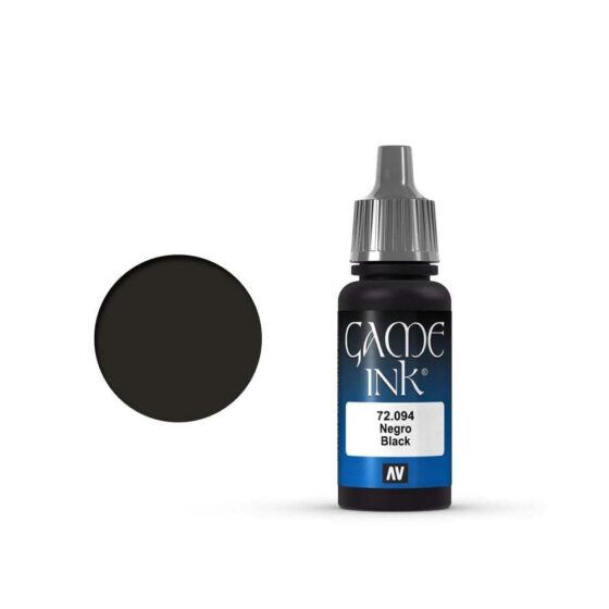 Vallejo Game Color Game Ink Inky Black (17ml) 72.094