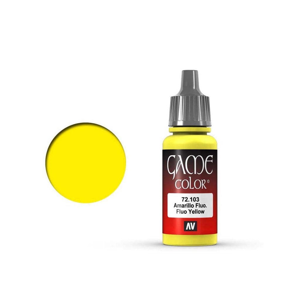 Vallejo Game Color Fluo Yellow (17ml) 72.103 Vallejo Game Color Fluo Yellow (17ml) 72.103