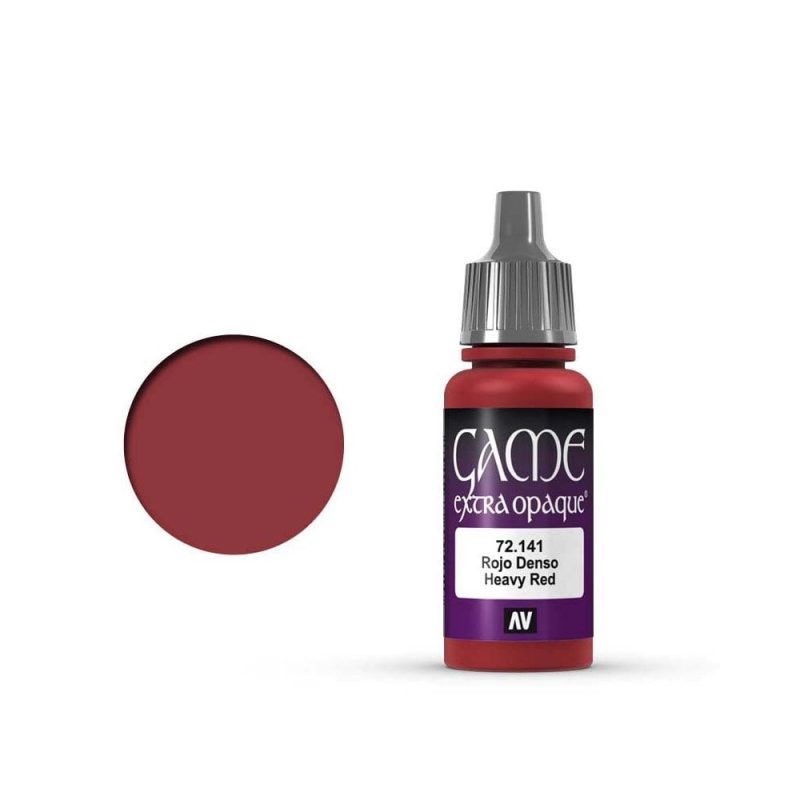 Vallejo Game Color Extra Opaque Heavy Red (17ml) 72.141