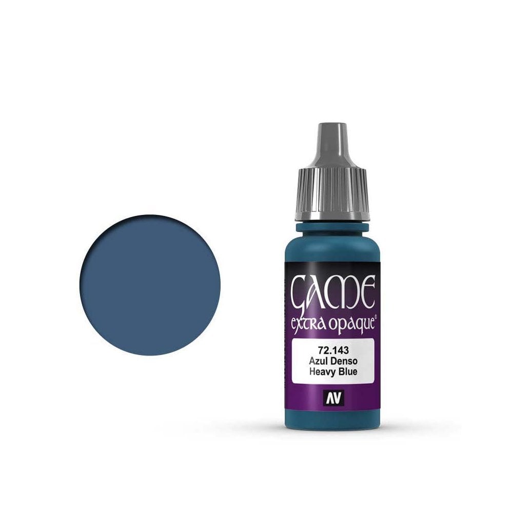 Vallejo Game Color Extra Opaque Heavy Blue (17ml) 72.143 Vallejo Game Color Extra Opaque Heavy Blue (17ml) 72.143