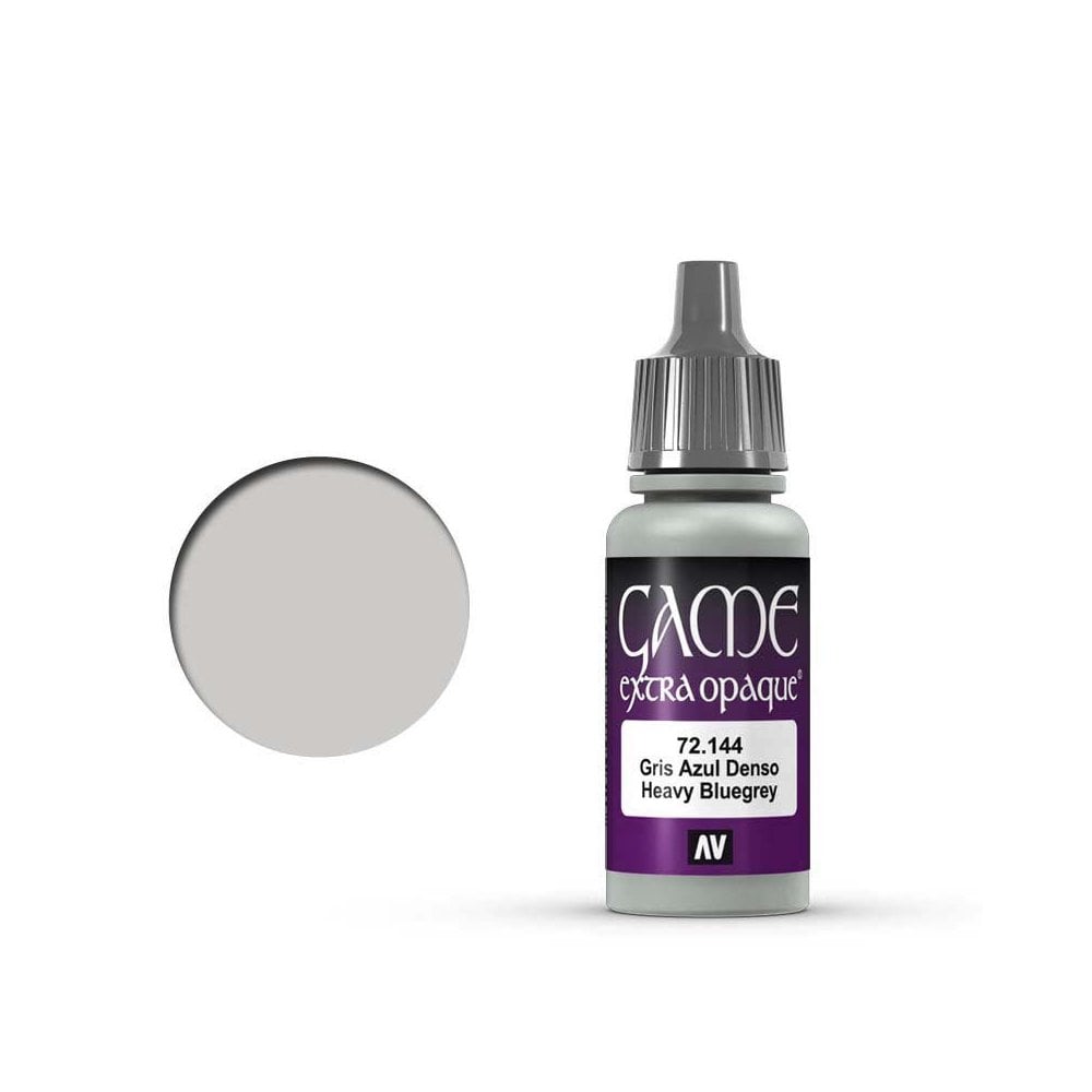 Vallejo Game Color Extra Opaque Heavy Bluegrey (17ml) 72.144 Vallejo Game Color Extra Opaque Heavy Bluegrey (17ml) 72.144