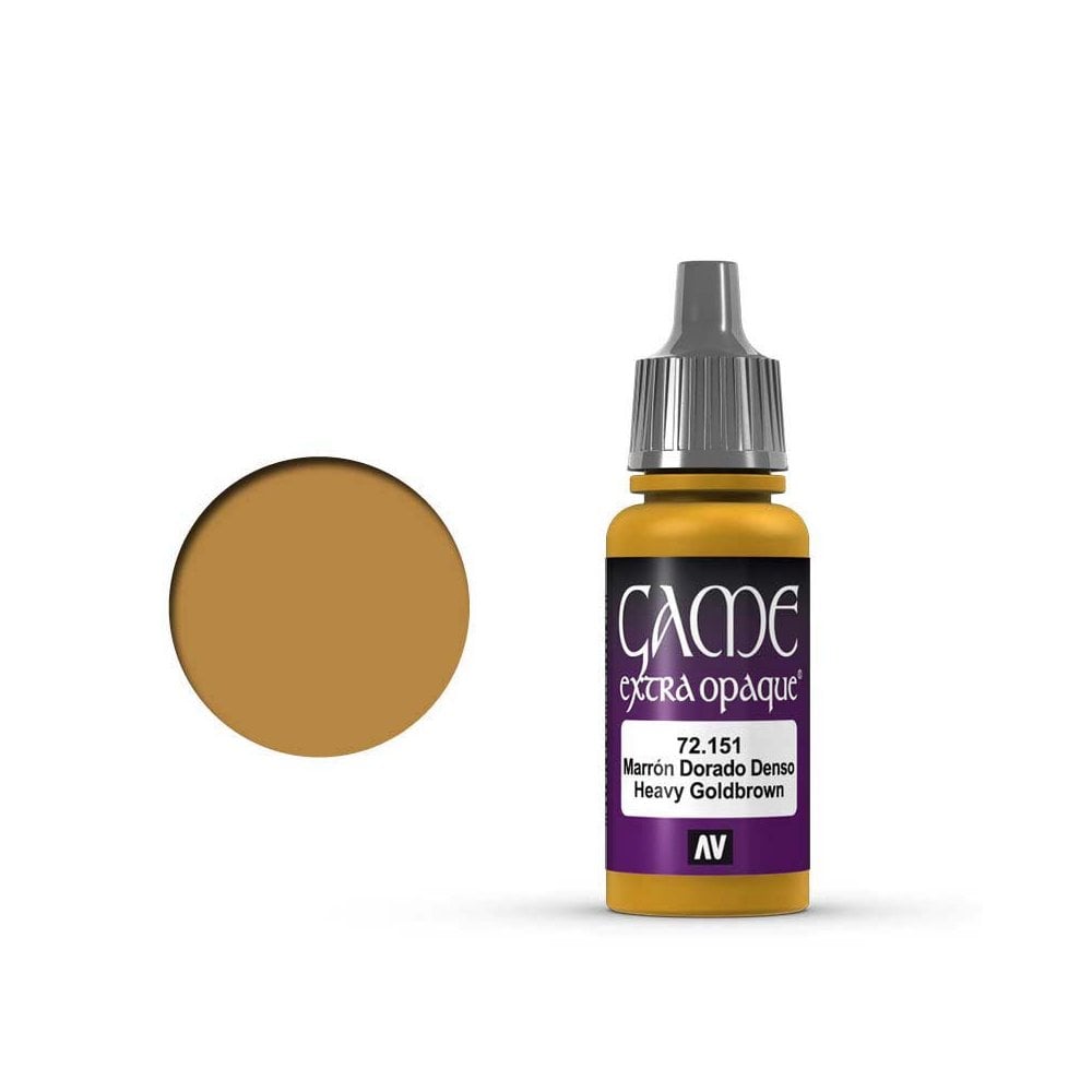 Vallejo Model Color Acrylfarbe – 17 Ml, Goldbraun, Hoch Pigmentiert Für Modellbau Und Miniaturen