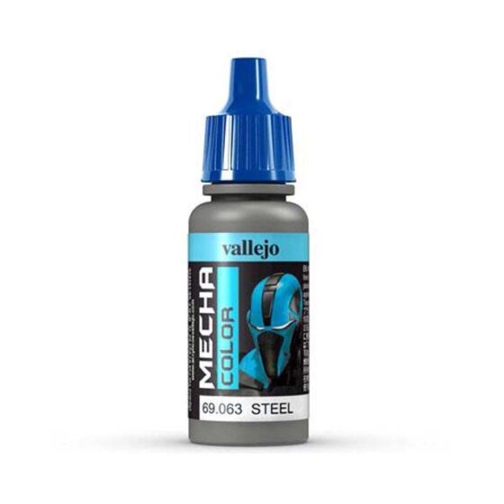 Vallejo Mecha Color Steel (17ml) 69.063 Vallejo Mecha Color Steel (17ml) 69.063