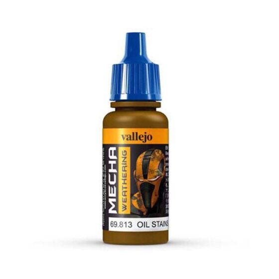 Vallejo Mecha Color Oil Stains (Gloss) (17ml) 69.813 Vallejo Mecha Color Oil Stains (Gloss) (17ml) 69.813