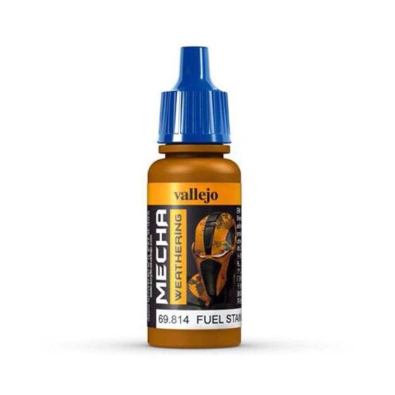 Vallejo Mecha Color Fuel Stains (Gloss) (17ml) 69.814 Vallejo Mecha Color Fuel Stains (Gloss) (17ml) 69.814