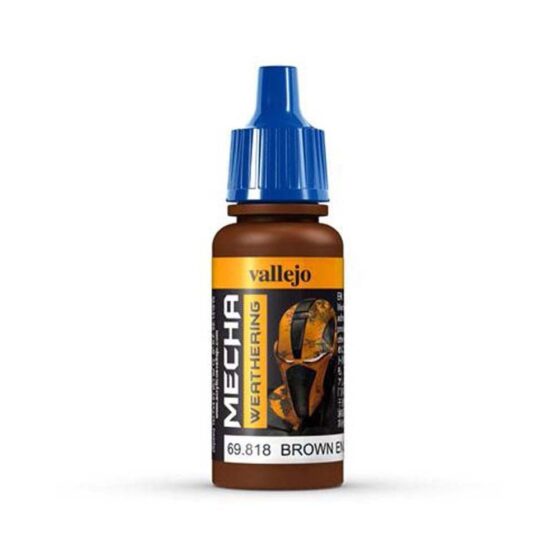 Vallejo Mecha Color Brown Eng. Soot (Matt) (17ml) 69.818 Vallejo Mecha Color Brown Eng. Soot (Matt) (17ml) 69.818