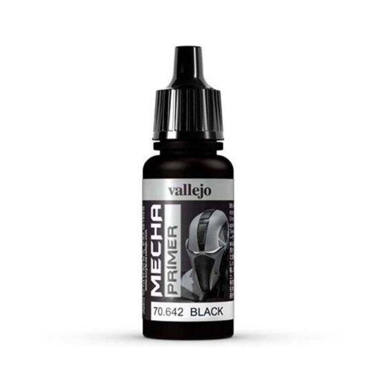 Vallejo Mecha Color Black Primer (17ml) 70.642 Vallejo Mecha Color Black Primer (17ml) 70.642