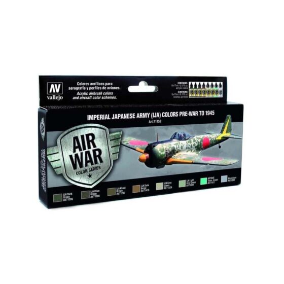 Vallejo Model Air Paint Set Paint Imperial Japanese Army (IJA) 71.152 Vallejo Model Air Paint Set Paint Imperial Japanese Army (IJA) 71.152